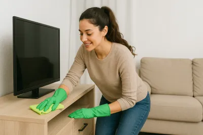 Dusting furniture