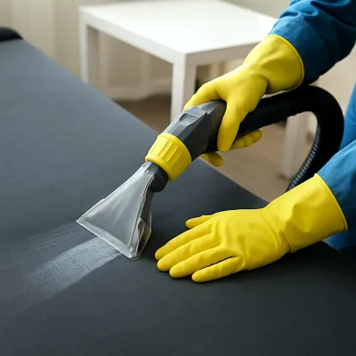 Curatare canapea cu jet de apa