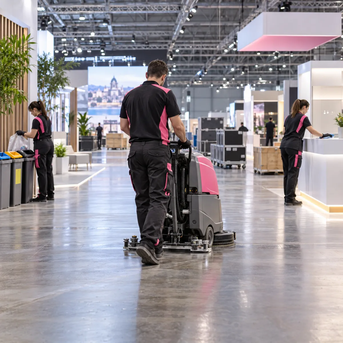 Servicii de curățenie pentru evenimente și expoziții