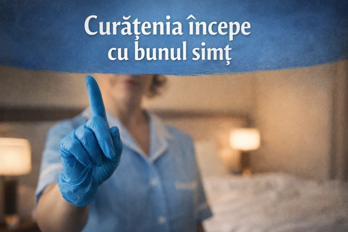 Curățenia începe cu bunul simț