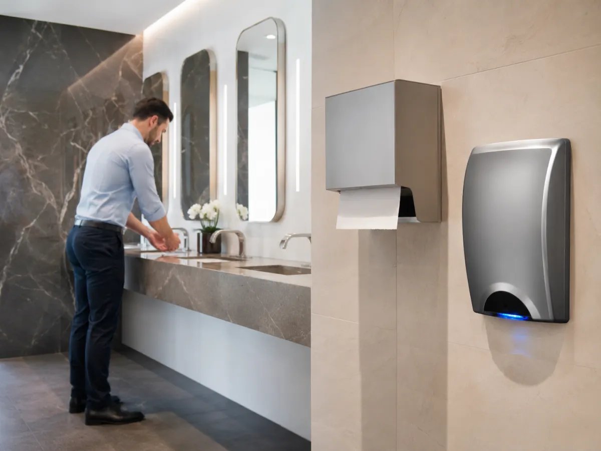 Prosoape de hârtie sau uscătoare electrice?